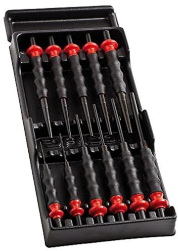 BLACK+DECKER FACOM - Satz mit 11 isolierten Bolzentreibern - MOD.CG - Schlagwerkzeug-Sets - Einsetzen oder Entfernen einer blockierenden Komponente - robustes und langlebiges Material - Handwerkzeuge