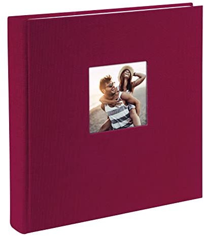 Goldbuch Bella Vista – Álbum de fotos, 60 páginas con pergamino, burdeos, 25 x 25 cm
