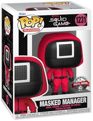 Pop Funko Squid Game Manager #1231 – Funko Exclusive Edition – Figurine Multicolore