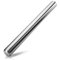 COM-FOUR® Rodillo premium - Rodillo de acero inoxidable apto para lavavajillas - Para masa de pizza, masa de pasta y más (color plata - extremos rectos)