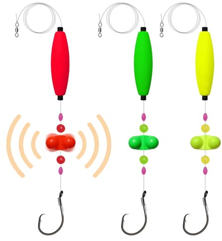 Wels Angel Vorfach | Gummifische Angelköder Set | Wels Angelzubehör Aus Eva-Schaum | Vielseitiges Ködergerät Kreis Angelhaken Schwimmer Angelvorfächer Für Alle Arten Von Wels (A)