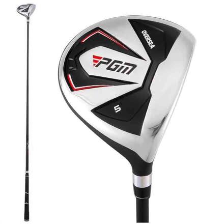 Mazza da golf ibrida per mancini o destrorsi #1/#3/#5/4H, mazza da golf ibrida in legno di ferro con albero in carbonio, per uomini e donne, legno fairway (destra, #5, nero)