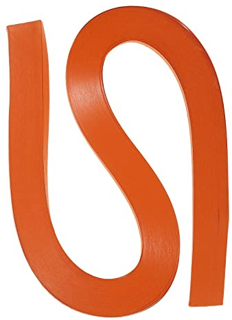 PATIKIL Quilling Strisce Carta 120pz 3/16(5mm) 54cm Origami Carta Quilling Striscia per Arte Fai-da-Te Mano Artigianato Natale Arancione
