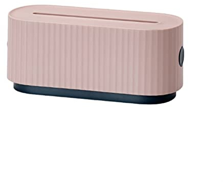 Cable Organizer Box Cable Management Box with Phone Holder Stand Power Line Socket Strip Cover Charger Adapter Wires Hider Desktop Cord Organizer Cable Management Box (Color : Pink)