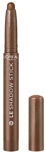 L'Oreal Paris Makeup Le Shadow Stick Eyeshadow, Blendable, Smudge-Resistant, Cream Eyeshadow, Brown Abyss, 0.05 Oz