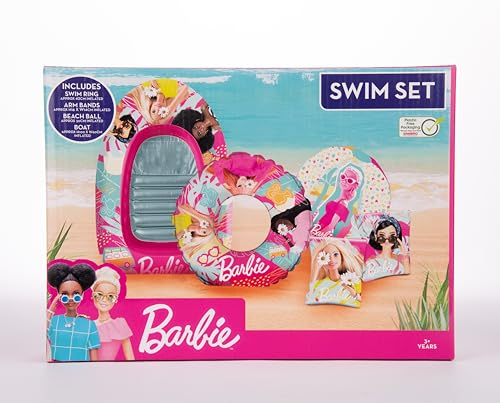 Barbie Swim Set with Inflatable Boat