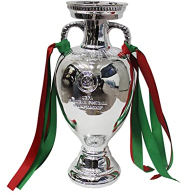 SWAYVES Trofei in Metallo Coppa Europa Trofei Di Calcio Modelli Di Coppe Coppa Trofeo Fan/Sier/7 * 7 * 16Cm