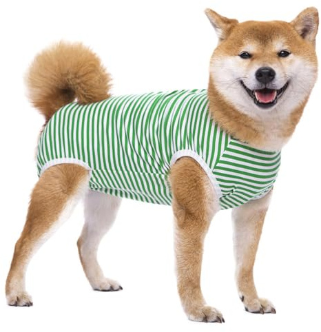 DKDDSSS Traje de Recuperación para Perro - Body Perro Post Cirugía Después de la Castración - Post Operatorio Protector de Heridas Abdominales (4XL)