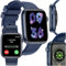 FOREVER Montre Connectée IGo Watch 3 Bleu Foncé – Montre Connectée Femme et Homme 1,83 - Montre Sport avec Podometre et Suivi du Sommeil - Smartwatch Android et iOS - Montre Connectee Étanche IP67