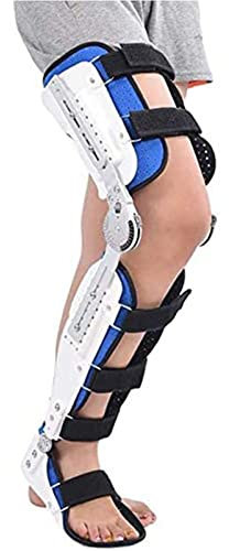 Rodillera con Bisagras ROM Soporte para Pie De Rodilla, Protector De Inmovilizador De Ortesis De Soporte De Rodilla Postoperatorio Ajustable, Férula De Ortesis De Rodilla Estabilizadora De Pierna 50