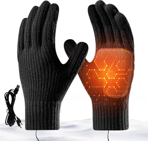 Guantes Eléctricos Mitones Térmicos Calentitos Clima Frío | Guantes Eléctricos Con Pantalla Táctil Y Calefacción Para Invierno Para Hombre Mujer Motociclismo Ciclismo Esquí Pesca