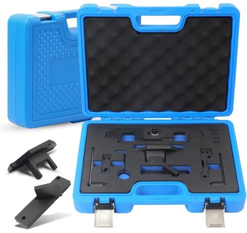 XSTARYE 9PCS Outils de Calage Distribution Kit Compatible avec Citroen, pour Peugeot, pour Opel, pour 1.0, 1.2 Vti (VVT) /pour GDI PureTech Petrol 0109-2A, 0109-2B, G-0109-6, 0109-2B, 109-2D, 109-2C