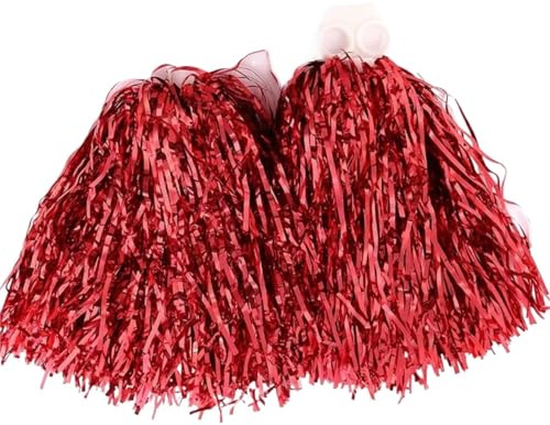 4 pezzi di palla da cheerleading for oggetti scena for il tifo, squadre ballo, giochi sportivi, competizioni scelte multicolori Per Sport(Red)