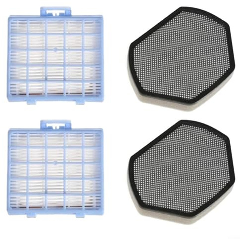 Trayne Kompatibel mit BGS21830 BGS21832 BGS21833 BGS11700 BGS11702 BGS11703, Sandwichfilter für Bosch GS20, BGS11, BGS21 Staubsauger (2 Sets)
