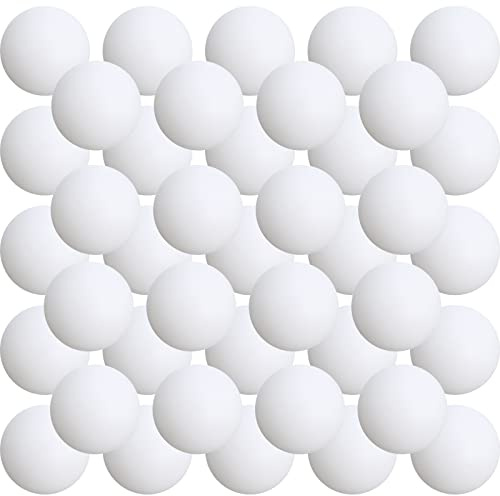 Chivao 200 Pieces Table Tennis Balls Washable Game Table Tennis Mini Plastic Balls for Pool Carnival Party Game(White)