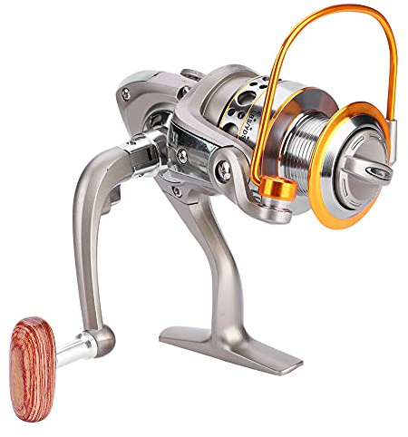 Joyzan Angelrolle Spinnrollen Spinnrolle Glatte Angelzubehör Salzwasser Perfekt für Ultraleichte Eisangeln Angelrollen Leichtgewicht Süßwasser Salzwasserfischen Bunte Aluminium Rapid Rollen Angeln