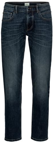 camel active Jean Stretch Houston pour Homme - Coupe Droite, Mid Greencast, 40W / 32L