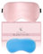 Reusable Silk Ice Gel Mask for Puffy Eyes, Swollen Eyes & Dark Circles - Soothes Headaches & Sinus Pain (Pink)