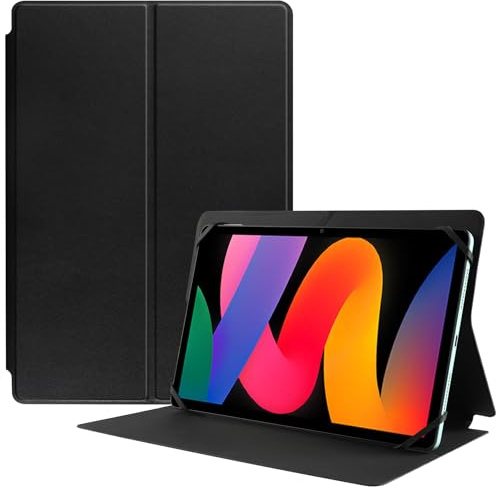 HGWALP Custodia universale ultra sottile per tablet 9 – 11 pollici, Folio Stand Tablet Custodia protettiva per tablet da 9 9,7 10 10,1 10,5 11, con angoli di visualizzazione multipli e foro per