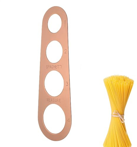 Herramienta de medición de espaguetis – Herramienta de medición de pasta de fideos espaguetis | Medidor de espaguetis, dispositivo medidor rápido de regla de espagueti, 4 tamaños de porción para medir