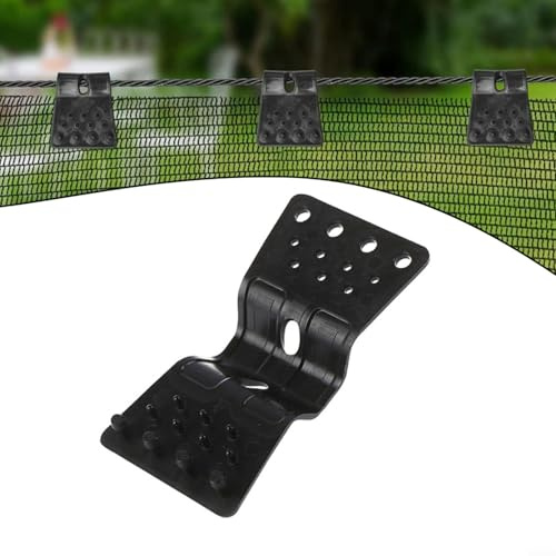 Sandyseptember Confezione da 50 clip in plastica con impugnatura di bloccaggio per teloni ombreggianti e coperture in tessuto per esterni, potenza di tenuta affidabile per tende parasole e giardini
