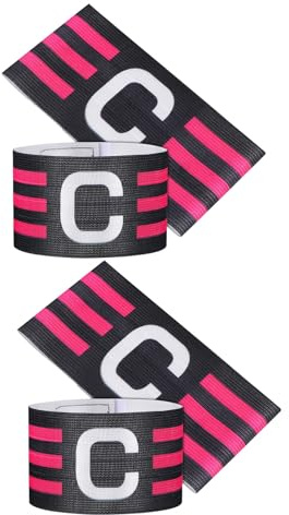 ULTECHNOVO 4 Piezas Brazalete para Entrenamiento de fútbol Bandas del Capitán Arm para el fútbol