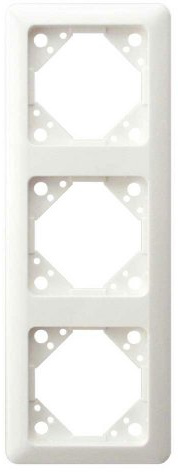 REV Ritter 0548430551 EverLuxe Rahmen 3-fach, weiß