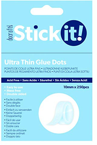Stick It! Ultra Thin Glue Dots 10mm - 250pcs
