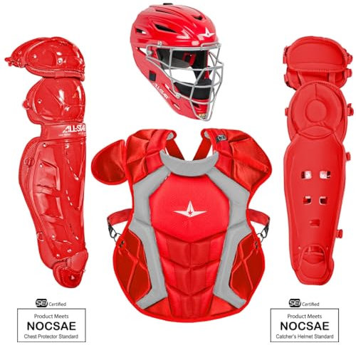 All Star Classic Pro NOCSAE-zertifiziertes Baseballfänger-Set für Erwachsene