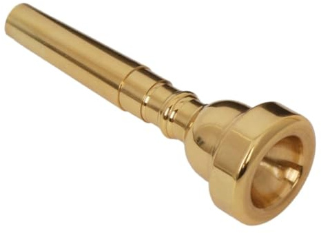 Mobestech Bocchino per Tromba Sostituzione Tromba Rame Dorato Adatto Registri Acuti Modello King