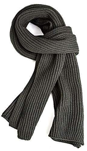 VICSPORT Bufanda cálida del otoño y del invierno, Unisex Cuello puro del invierno del color Bufanda caliente del hilado que hace punto
