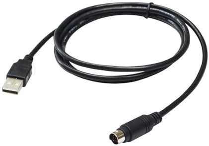 AJOHBM USB A–MINI-DIN 8 PIN MD8 Male Adapter Communication Cable 6.2151.000 for METROHM TITRANDO POTENTIOMETRIC TITRATOR Connect to PC(1.8m)