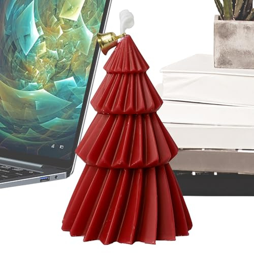 Xiixuuj Velas para árbol de Navidad, decoración de velas de aromaterapia para árbol de Navidad, centro de mesa pequeño eliminador, natural para sala de estudio, fiesta, mujeres, eventos, propietarios
