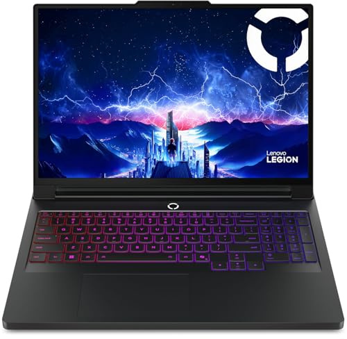 Lenovo Legion Pro 7i Gen 10, AI Gaming Laptop, Intel Ultra 9 275HX, 16 OLED 2.6K (2560x1600) 240Hz 500 nits, 64GB DDR5, 2TB SSD, NVIDIA RTX 5080, 5MP Camera E Shutter, Wi-Fi 7, Win 11 - Black