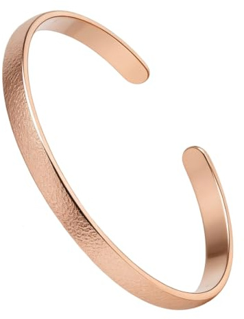ARYIMYDP Pulsera de Cobre para Hombre, para Hombre y Mujer, Sobria y Elegante, Hecha a Mano, de Estilo Minimalista, Pulsera Tibetana