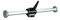 Manfrotto 131D Accessorio Braccio per Treppiede, con Attacco 3/8 Pollici per 2 Teste per Fotocamera, in Alluminio, Argento