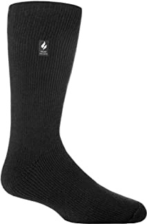 HEAT HOLDERS - Mens original Thermal Socks, 6-11 uk, 39-45 eur (Black)