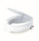 Toilettensitzerhöhung Relaxon Basic Toilettenaufsatz WC Aufsatz 10 cm Erhöhung Mit Hygiene-Ausschnitt Weiß
