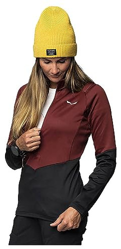 Salewa Puez Polarlite Half Zip Fleece Women, syrah/0910, M