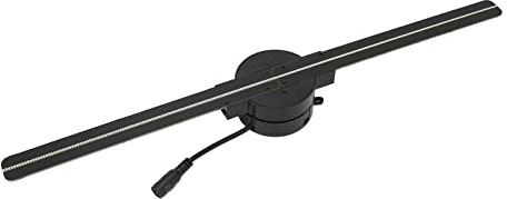 Ventilateur D'hologramme 3D, Projecteur D'hologramme 3D WiFi 16,5, Affichage Holographique LED avec 224 Perles Lumineuses LED, pour Magasin d'entreprise,Affichage publicitaire