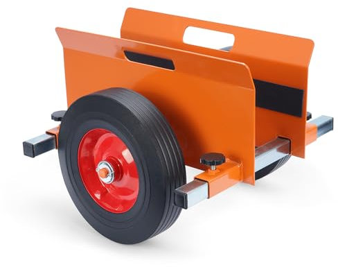 Nisorpa Panel Dolly Heavy Duty,Door Dolly Cart,1100LBS Capacity Granite Slab Dolly,Adjustable Drywall Mover with 10 Solid Wheels for Drywall Sheet Material Handling All Terrain Moving Cart (A)