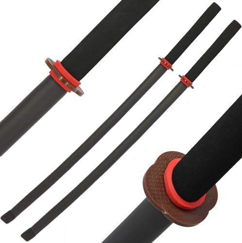 2x Foam Swords Sparring 40 Martial Arts Training Lightweight Ergonomic Handle Safe