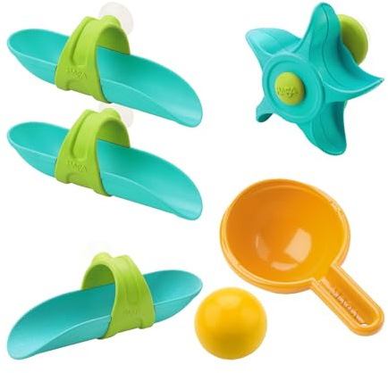 HABA 2013027001 - Piscine à Billes - Jouet de Bain coloré avec ventouses - Jouet d'eau pour Salle de Bain - pour Enfants à partir de 3 Ans