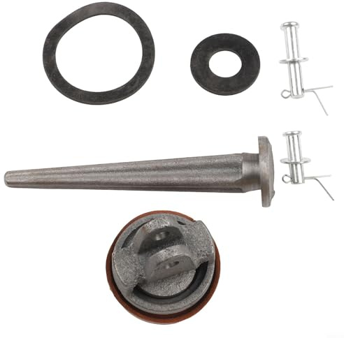Durashmall Kit de piston de rechange pour pompes à poignée de type 75 en fonte et cuir synthétique - Rondelles en caoutchouc de silicone - Pour pompe de jardin et industrielle - M