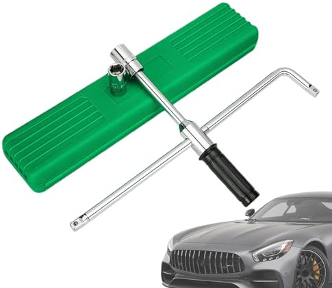 Qumiuu Chiave per dadi ruota | 4 bussole per dadi ruota – robusta chiave di cambio pneumatici, per sport utility vehicles camion, autovetture, garage officina