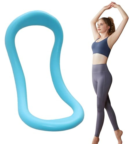 Pilatesring – forma en starkare hållningsfasthet, konturerad stretchring för kroppen, lätt bärbart verktyg för myofascials frigöring, halkfritt fast stöd | för sjukgymnastiker och
