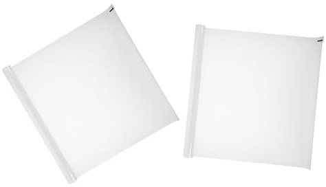 Kichvoe 2 Tirada Película de Privacidad para Ventanas de Oficina y Hogar, Lámina Adhesiva Estática Anti-uv de Pvc con Efecto Vidrio Esmerilado, Fácil Instalación y Decoración Elegante