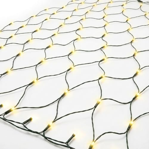Led Ljusnät 4 X 1 M 160 Led Varmvit För Utvändig Balkong