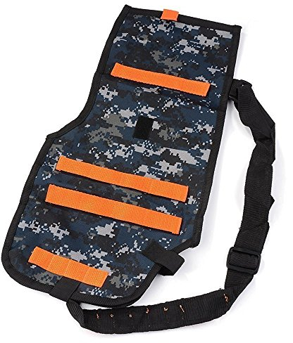 zubehör für Waffen,Gun,Weste Jungs,Zubehör,Elite Sleeve,Einstellbare Tactical Verstellbarer Riemen Rucksack Speicher Hoster Strap Spiel Toy Gun Aufbewahrungstasche Für