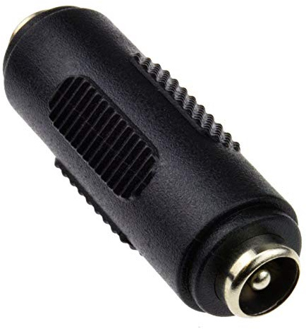 DC hona till hona koppling, 2,5 mm x 5,5 mm kontakt, strömkabelförlängningsadapter, hane till hona jackomvandlare, hylsa, trådförlängare, snickare, kontaktadapter för CCTV IP-kamera, DVR, LED-ljusremsa